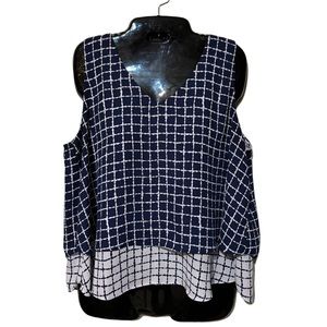 Liz Claiborne Career PL Sleeveless Blouse